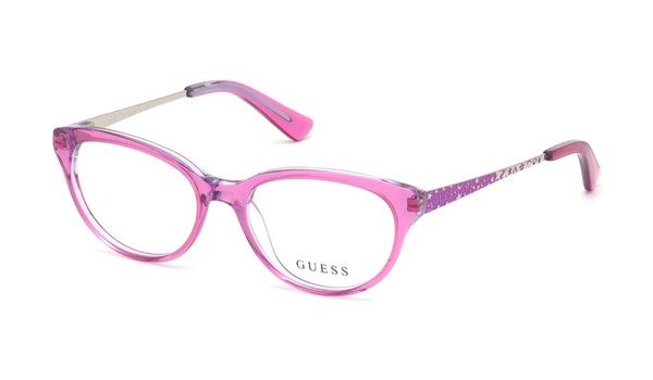 Guess Kids GU9185 Girls Eyeglasses Shiny Violet 081