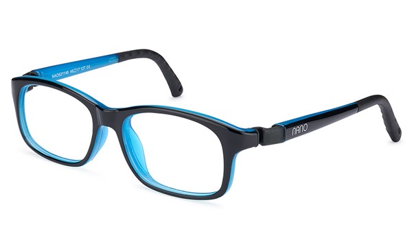 Nano Arcade Kids Eyeglasses Crystal Black/Blue 