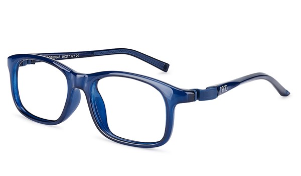 Nano Arcade Sleek 3.0 Kids Eyeglasses Crystal Navy/Navy 