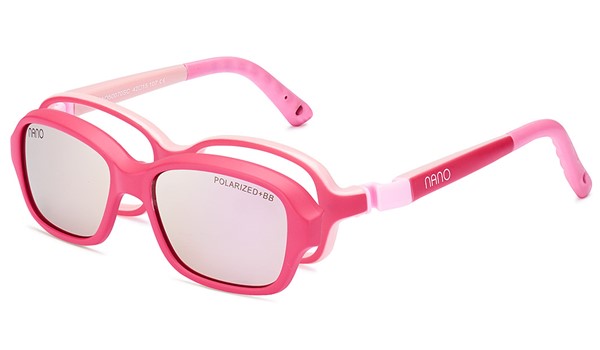 Nano NAO50170HSC Replay Kids Eyeglasses Matte Dark Pink/Pink Eye Size 44-16 