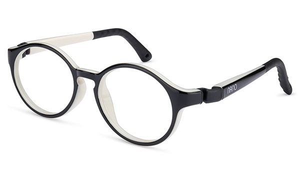 Nano Breakout Kids Eyeglasses Black/White 