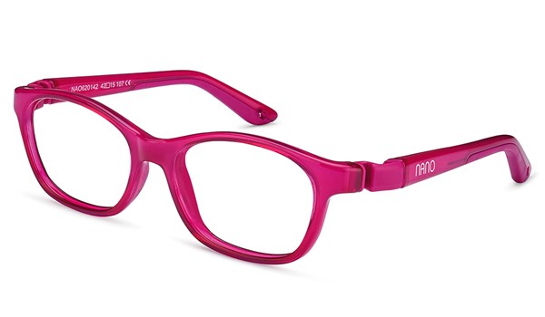 Nano Camper Kids Eyeglasses Crystal Raspberry/Raspberry