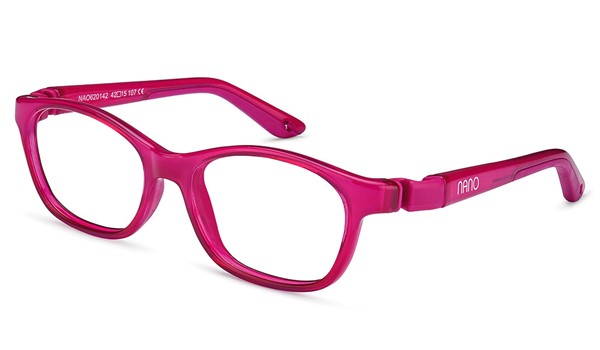 Nano Camper Kids Eyeglasses Crystal Raspberry/Raspberry 