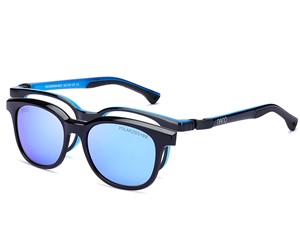 Nano Pixel Solar Clip 3.0 Kids Eyeglasses Black/ Blue