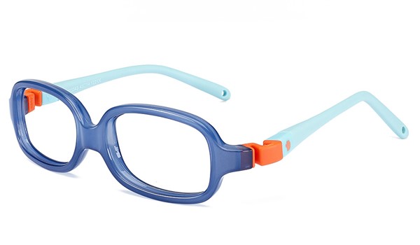 Nano Joey Baby Eyeglasses Crystal Navy/Orange/Blue