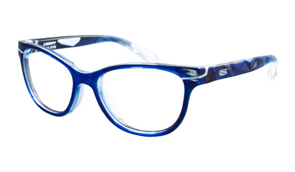 Rec Specs Liberty Sport  Z8-Y70 Kids Indesctructible Eyeglasses Translucent Blue/Powder Blue #599