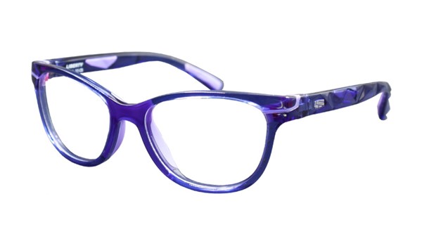 Rec Specs Liberty Sport  Z8-Y70 Kids Indesctructible Eyeglasses Translucent Purple/Lavander #670