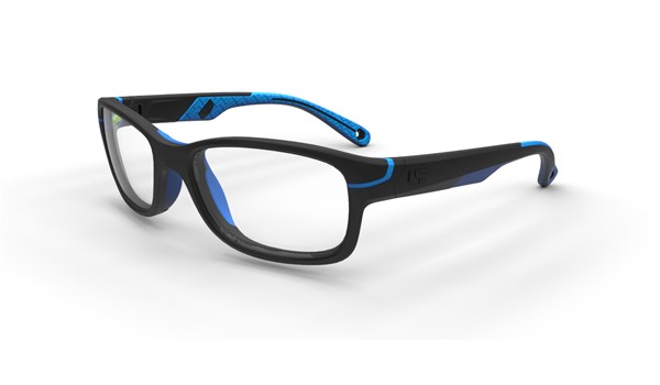 Rec Specs Liberty Sport  Z8-Y10 Kids Indesctructible Eyeglasses Matte Black/Blue #252