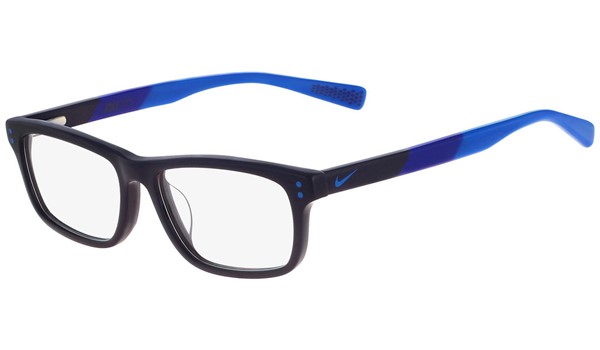 Nike 5535-412 Kids Eyeglasses Midnight Navy/Photo Blue