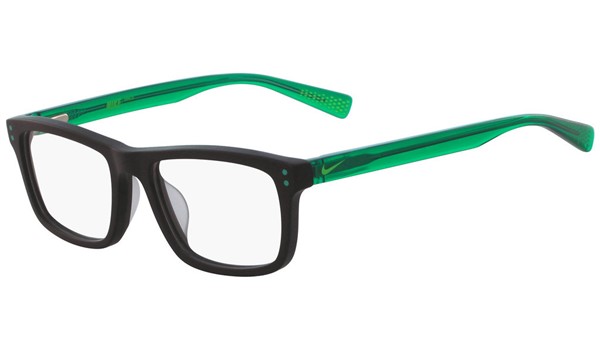 Nike 5536-001 Kids Eyeglasses Black/Neptune Green