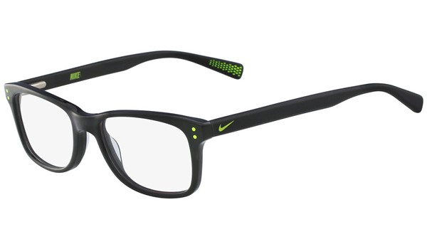 Nike 5538-010 Kids Eyeglasses Black Volt