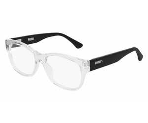 Puma Junior Kids Eyeglasses PJ0003O-005 Clear/Black 