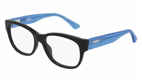 Puma Junior Kids Eyeglasses PJ0003O-007 Black/Blue