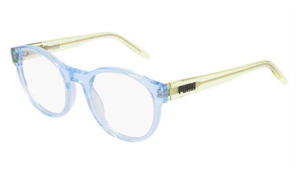 Puma Junior Kids Eyeglasses PJ0043O-004 Blue/Yellow