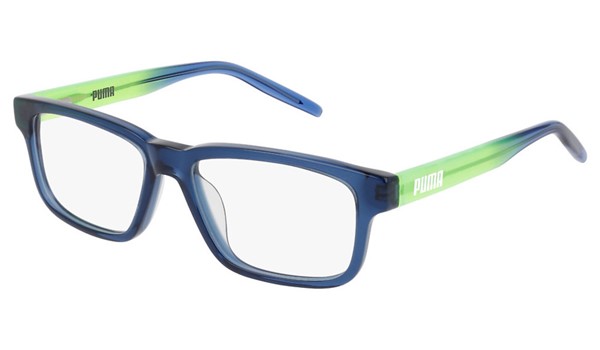 Puma Junior Kids Eyeglasses PJ0046O-003 Blue/Green