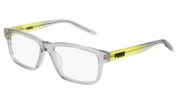 Puma Junior Kids Eyeglasses PJ0046O-004 Clear/Yellow