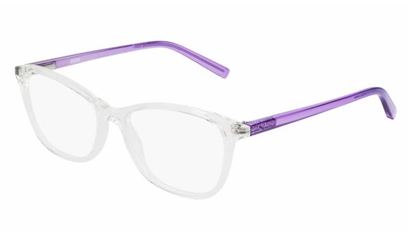 Puma Junior Kids Eyeglasses PJ0033O-007 Crystal/Violet