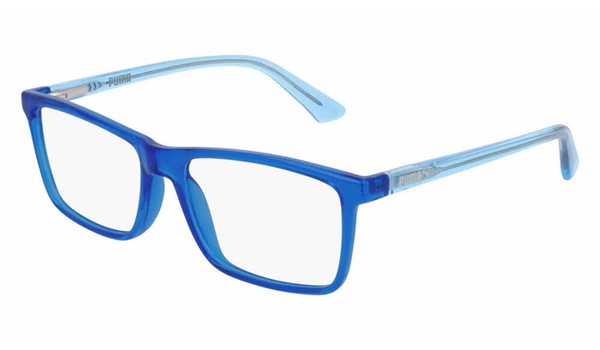 Puma Junior Kids Eyeglasses PJ0016O-006 Blue/Light Blue