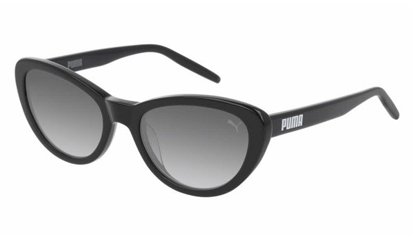 Puma Junior Kids Sunglasses PJ0039S-001 Black Grey Gradient Lens