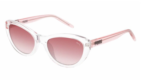 Puma Junior Kids Sunglasses PJ0039S-002 Crystal Pink Pink Gradient Lens