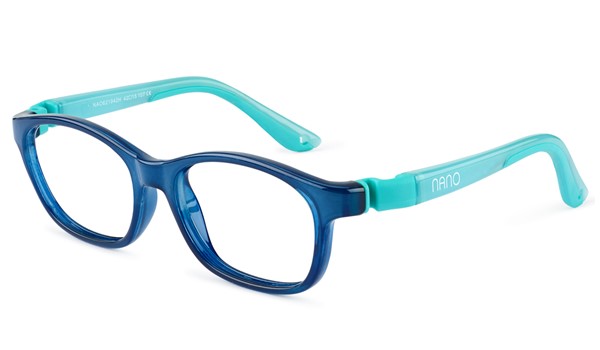 Nano Camper Glow 3.0 Kids Eyeglasses Navy/Glowing Blue