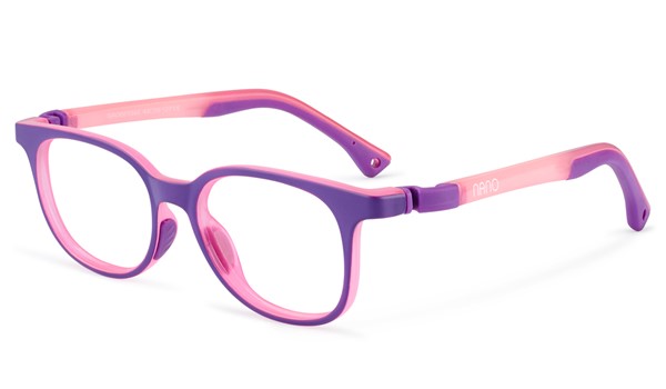 Nano Pixel Glow 3.0 Kids Eyeglasses Matte Purple/Glowing Pink