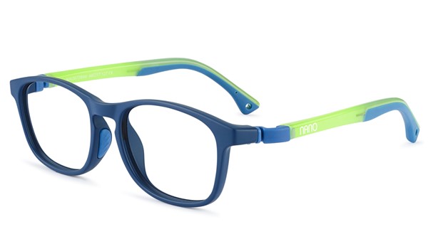 Nano Power Up Glow 3.0 Kids Eyeglasses Matte Navy/Glowing Yellow