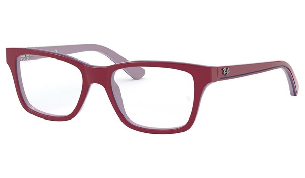 Ray-Ban Junior RY1536-3821 Children's Glasses Top Red on Grey/Blue