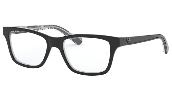 Ray-Ban Junior RY1536-3803 Children's Glasses Black on Texture Grey Black