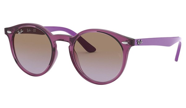 Ray-Ban Junior RJ9064S-706468 Kids Sunglasses Transparent Fuxia
