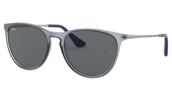 Ray-Ban Junior Erika RJ9060S Kids Sunglasses Rubber Transparent Grey Dk Grey Lenses 705887