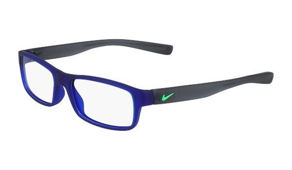 Nike 5090-407 Kids Eyeglasses Matte Deep Royal Blue/Grey
