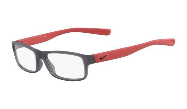 Nike 5090-066 Kids Eyeglasses Matte Anthracite Red