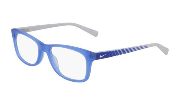 Nike 5509-417 Kids Eyeglasses Matte Pacific Blue/White