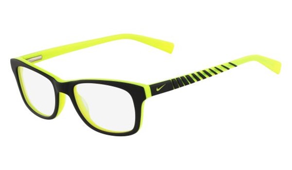 Nike 5509-029 Kids Eyeglasses Black/Volt