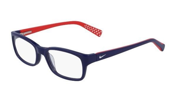 Nike 5513-413 Kids Eyeglasses Obsidian University Red