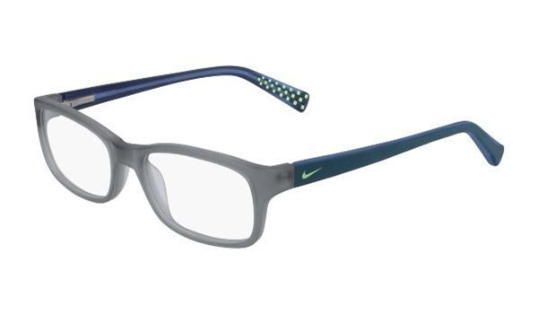 Nike 5513-063 Kids Eyeglasses Matte Dark Grey/Midnight Turq