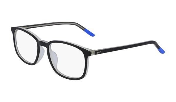 Nike 5542-016 Kids Eyeglasses Black/Racer Blue