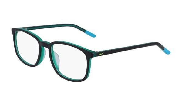 Nike 5542-017 Kids Eyeglasses Black/Teal Nebula