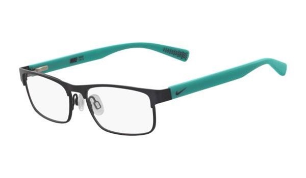 Nike 5574-401 Kids Eyeglasses Matte Navy/Aurora Green