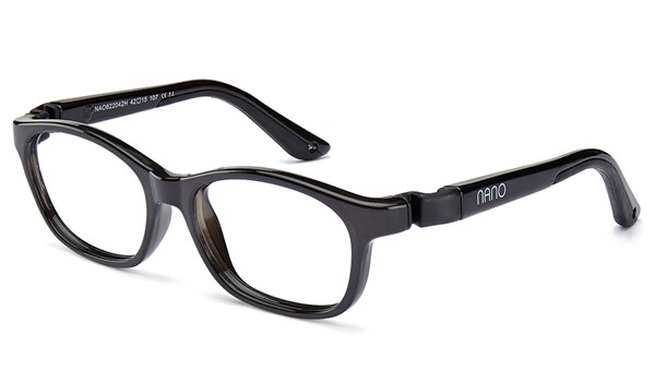 Nano Camper Kids Eyeglasses Crystal Black/Black