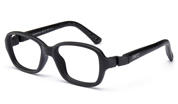 Nano Replay Kids Eyeglasses Matte Black/Black