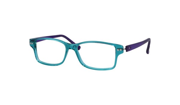 iGreen V4.28-C466 Kids Eyeglasses Glassy Green/Matte Violet