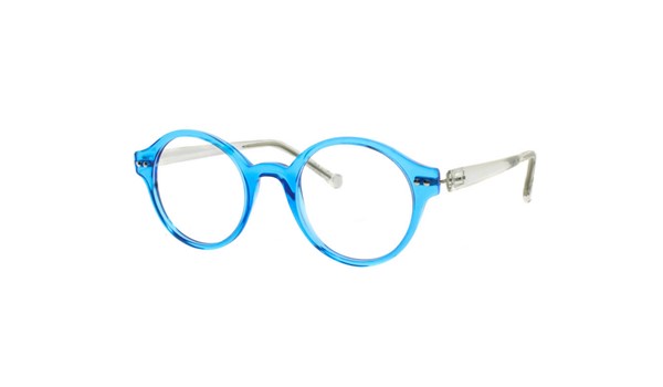 iGreen V4.60-C4 Kids Eyeglasses Transparent Blue/Shiny Crystal