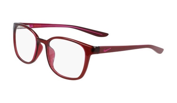 Nike 5027-609 Kids Eyeglasses Dark Beetroot/Cactus Flower