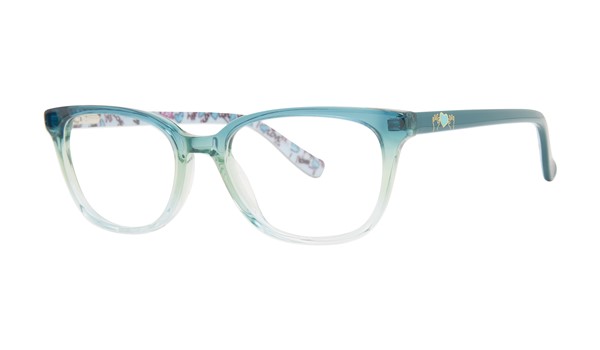 Kensie Girl Love Girls Eyeglasses Teal Green