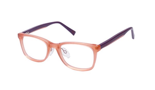 United Colors of Benetton BEKO2007-202 Kids Eyeglasses Red Orange