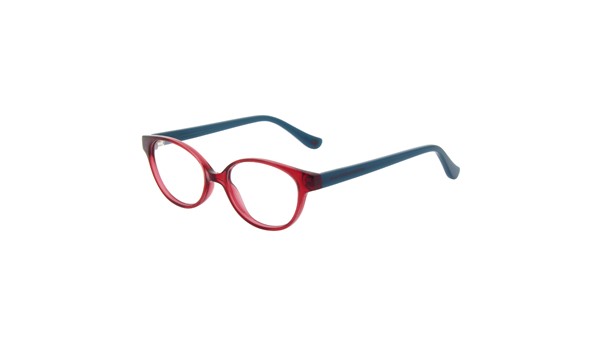 United Colors of Benetton BEKO2008-235 Kids Eyeglasses Crystal Red