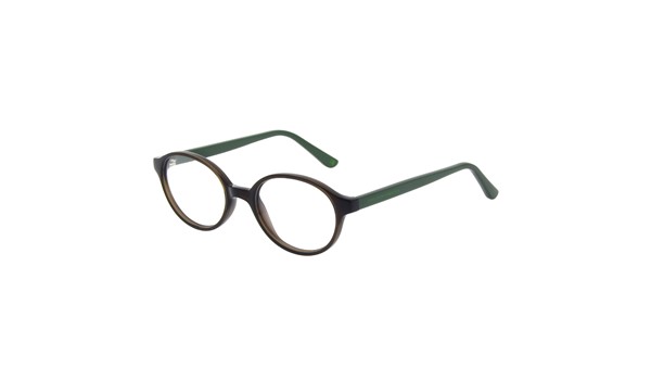 United Colors of Benetton BEKO2010-161 Kids Eyeglasses Crystal Dk Brown