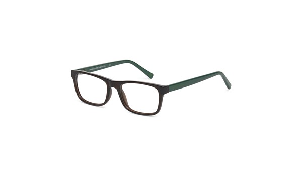 United Colors of Benetton BEKO2011-161 Kids Eyeglasses Crystal Dk Brown